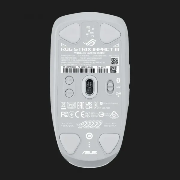 Ігрова миша Asus ROG Strix Impact III Wireless (White) (UA)