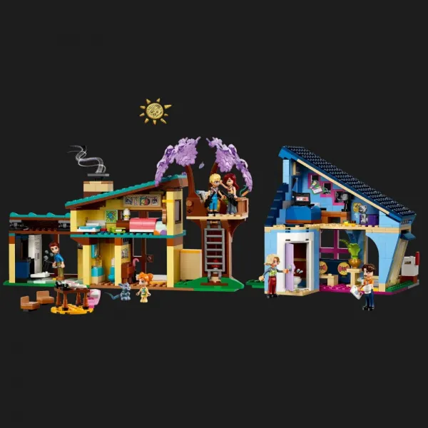 Конструктор LEGO Friends Родинні будинки Оллі й Пейслі (42620)