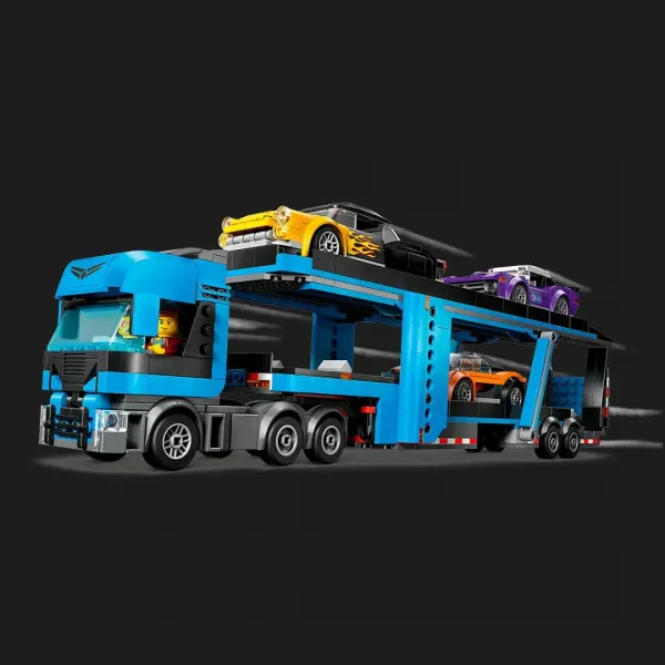 Конструктор LEGO City Вантажівка-транспортер зі спортивними авто (60408)