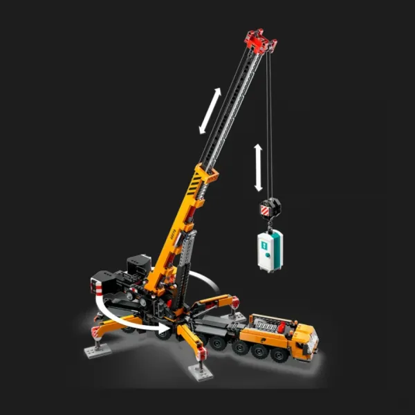 Конструктор LEGO City Жовтий пересувний будівельний кран (60409)