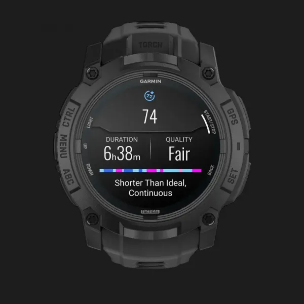 Garmin Instinct 3 50mm AMOLED Tactical Edition Black with Black Band