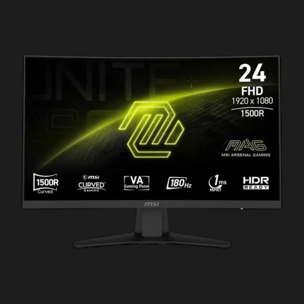 Монітор MSI 23.6” MAG 244C (9S6-3BB31H-027) (UA)