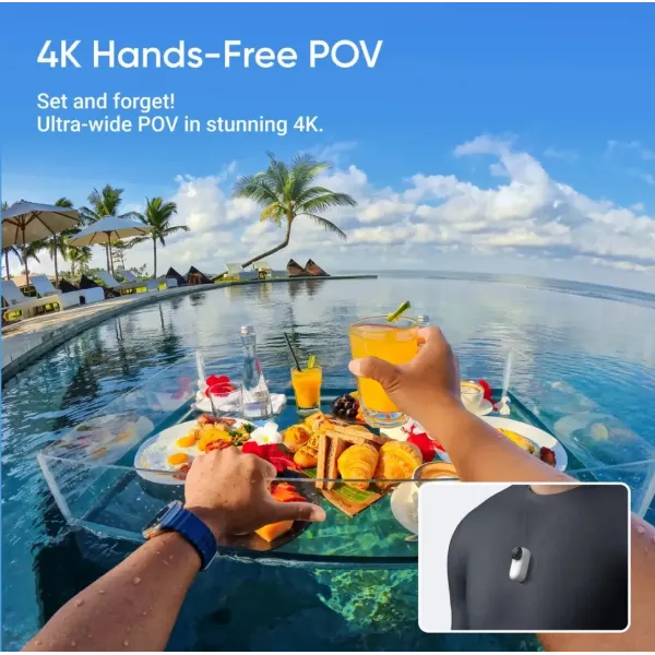 Екшн-камера Insta360 GO 3S 4K Standard Bundle 128GB (Arctic White)