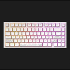 Клавіатура ігрова Dark Project ALU81 Terra Nostra ENG/UA (White) (UA)