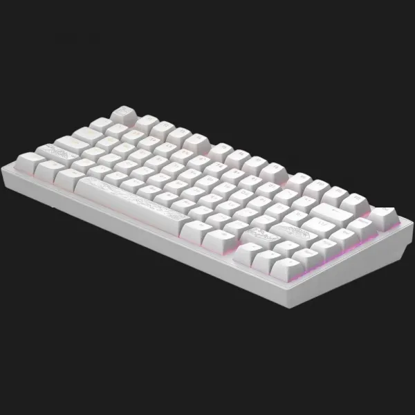 Клавіатура ігрова Dark Project ALU81 Terra Nostra ENG/UA (White) (UA)