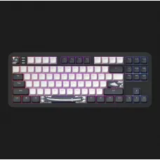 Клавіатура ігрова Dark Project ALU87 Bushido ENG/UA (Black/White) (UA)