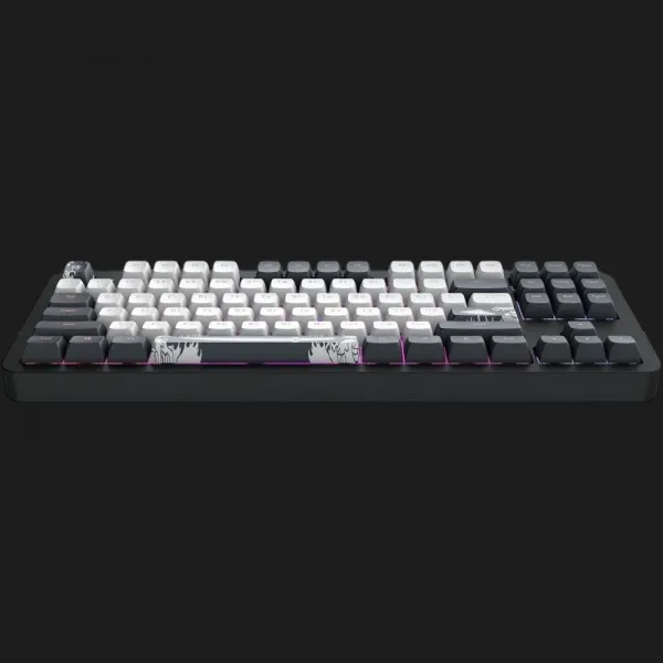 Клавіатура ігрова Dark Project ALU87 Bushido ENG/UA (Black/White) (UA)