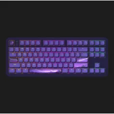 Клавіатура ігрова Dark Project ALU87 Celestial ENG/UA (Black/Dark Purple) (UA)