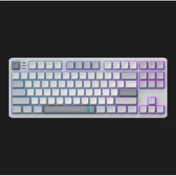Клавіатура ігрова Dark Project ALU87 Daylight ENG/UA (White/Gray) (UA)