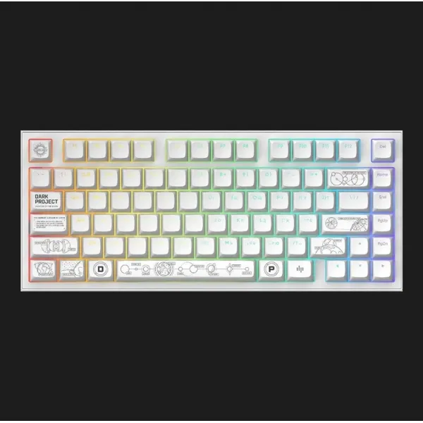 Клавіатура ігрова Dark Project ALU81 Terra Nova (White) (UA)