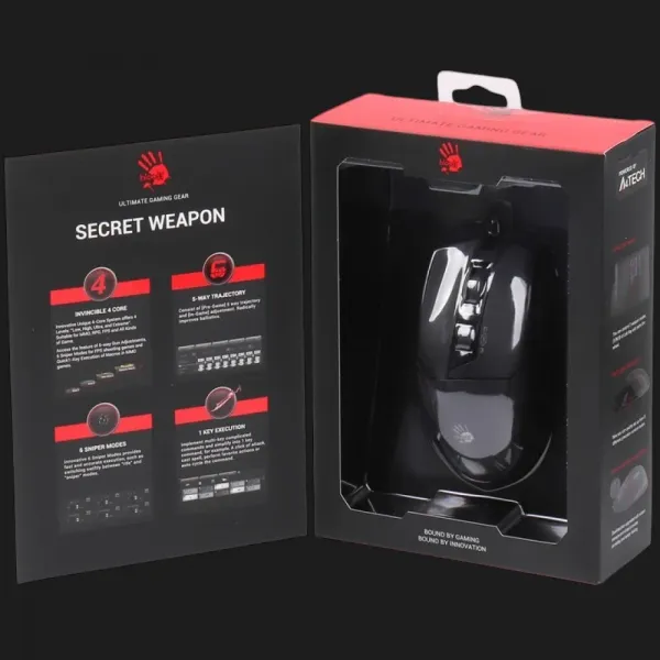 Ігрова миша Bloody W70 Max (Stone Black) (UA)