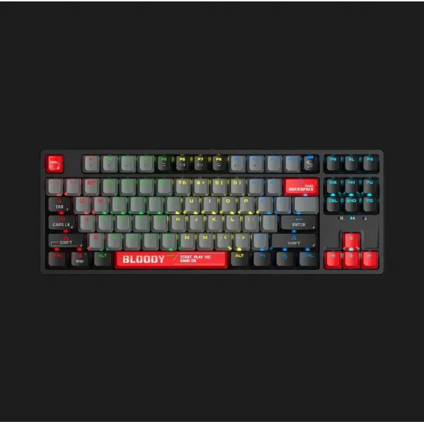 Клавіатура ігрова Bloody S87 (Energy Red) (UA)