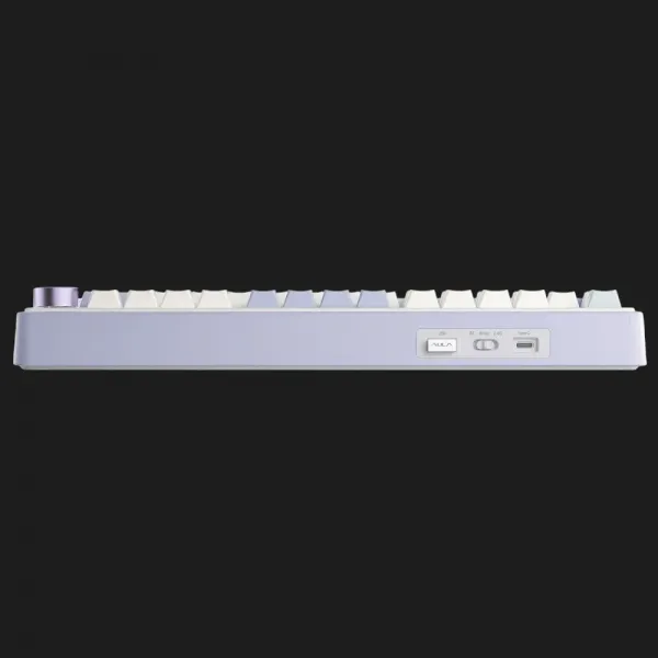 Клавіатура ігрова AULA F75 Wireless (White/Lilac)