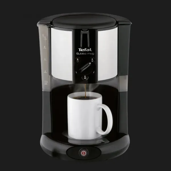 Кавоварка крапельна Tefal Subito Mug (Black) (CM290838)
