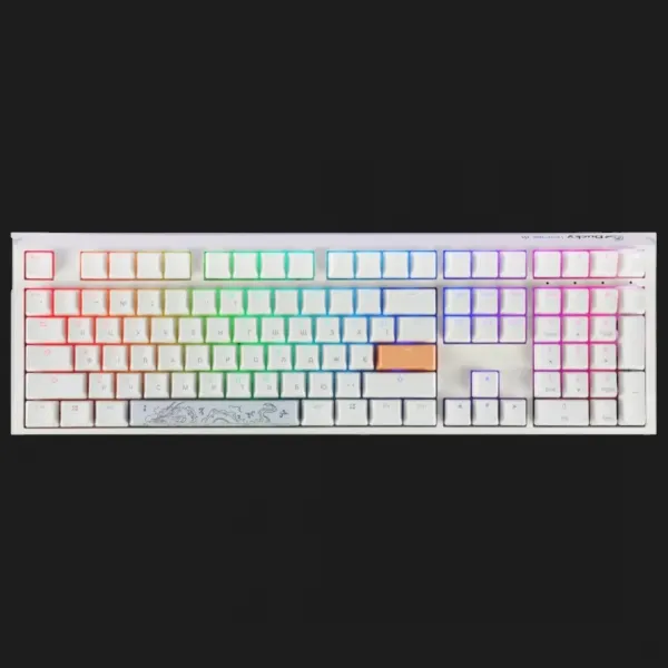 Клавіатура ігрова Ducky One 3 Cherry MX Brown RGB (White) (UA)