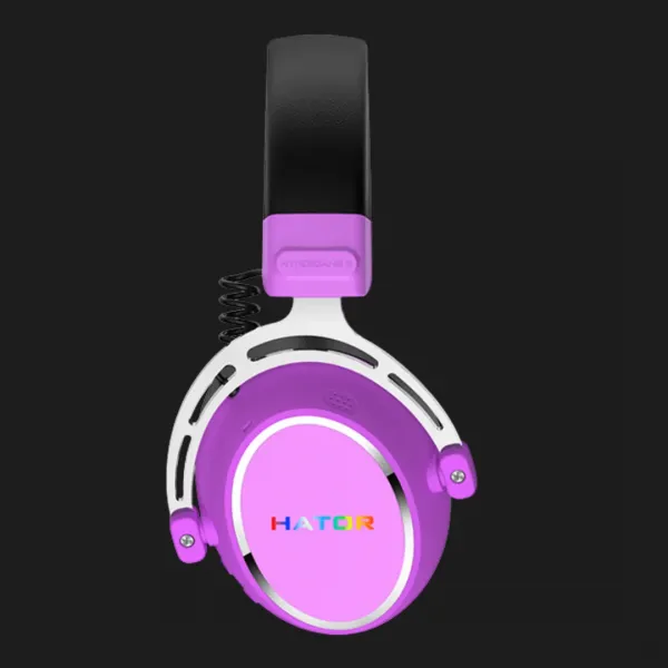 Ігрова гарнітура HATOR Hypergang 3 Hi-Res SyncHUB Wireless Cyber Violet (ESH52) (UA)
