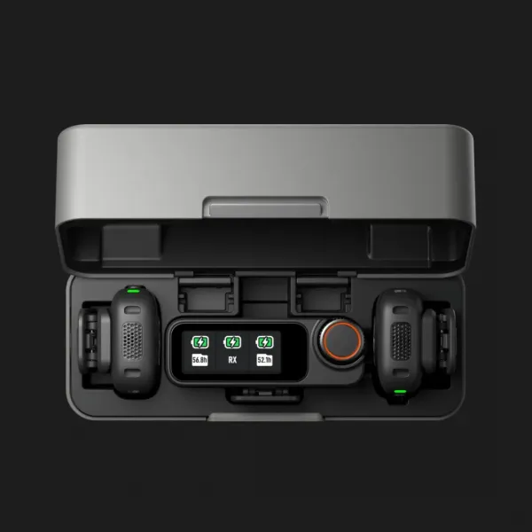Мікрофонна радіосистема DJI Mic 3 (2 TX + 1 RX + Charging Case) (CP.RN.00000480.01)
