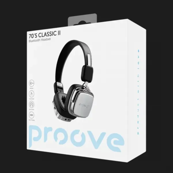 Навушники Proove 70's Classic II (Silver Black)
