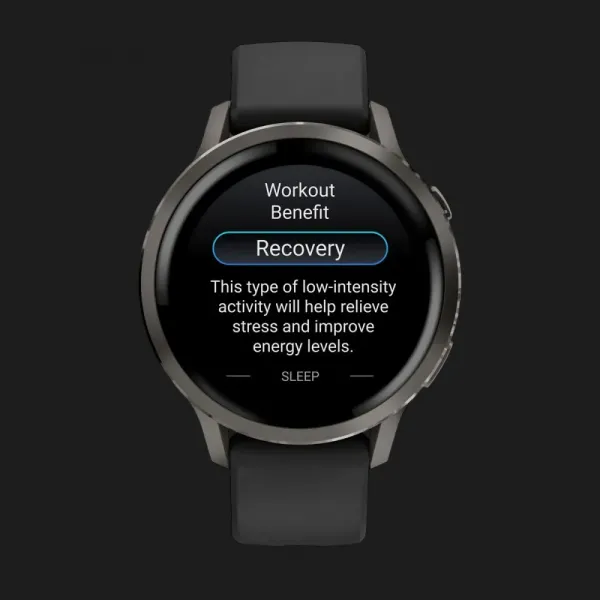 Garmin Venu 4 41mm Slate with Black Silicone Band