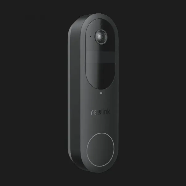 Відеодзвінок Reolink D340B (Video Doorbell Wi-Fi/АКБ) (Black)