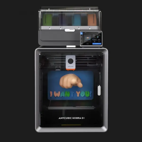 3D-принтер Anycubic Kobra S1 Combo (Black)