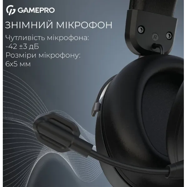 Ігрова гарнітура Gamepro HSW201B (Black) (UA)