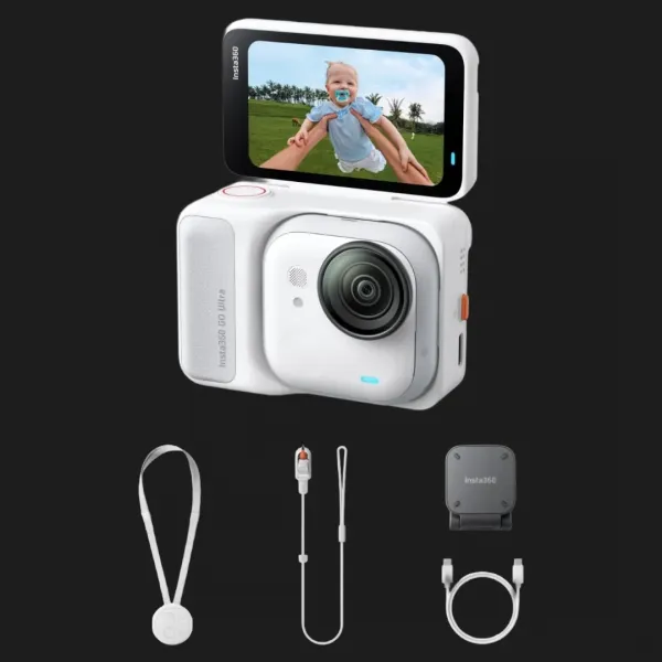 Екшн-камера Insta360 GO Ultra Arctic White Standard Bundle