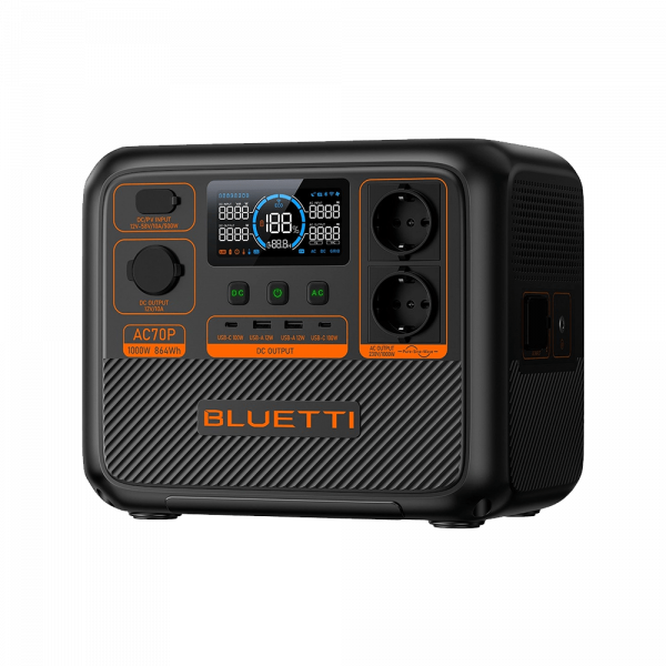 Зарядна станція BLUETTI AC70P 1000W 864Wh